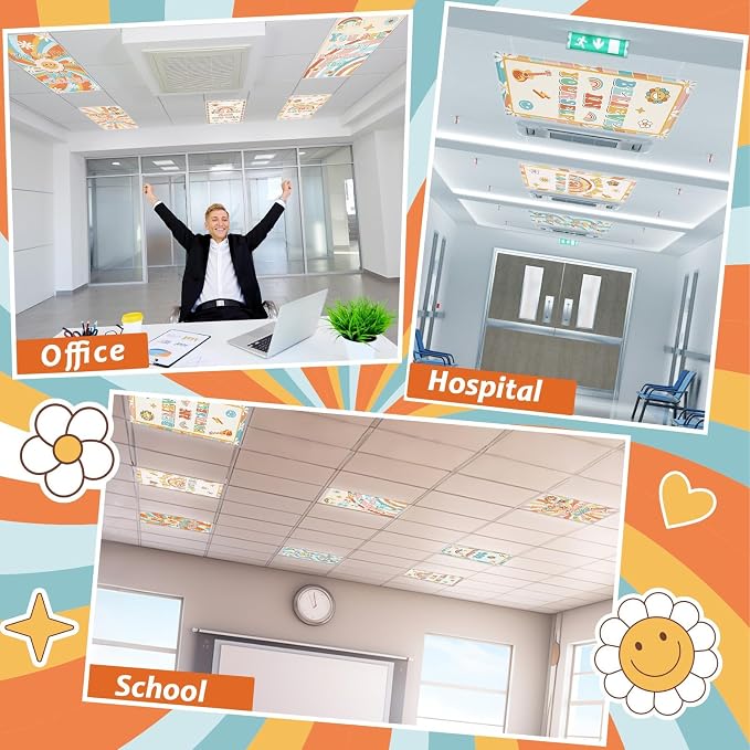 8 Pcs Fluorescent Light Covers - Image 4