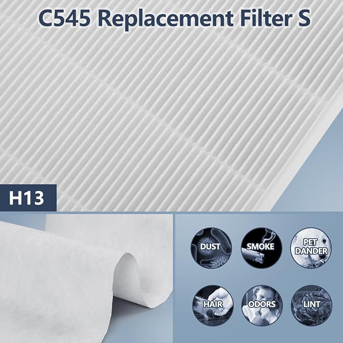C545 HEPA Replacement Filter S Compatible - Image 3