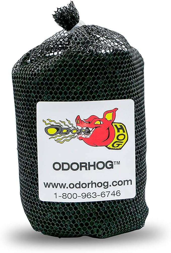 OdorHog Metal Cap Slip On Vent Stack Pipe Filter 6" Black ABS, Removes Outdoor - Image 2