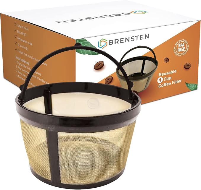 4 Cup Reusable Filter Basket by BRENSTEN