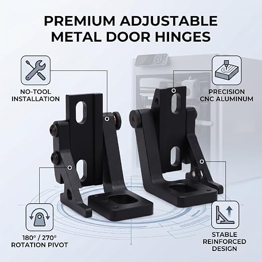 Pomya CNC Aluminum Alloy Hinge for Lab P1PP1S | 180-270 Degree Adjustable - Image 5