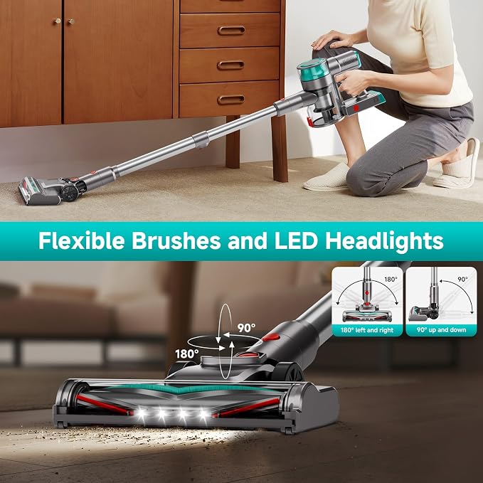 Cordless Vacuum Cleaner, Powerful Stick Vacuum Cleaner - Image 7