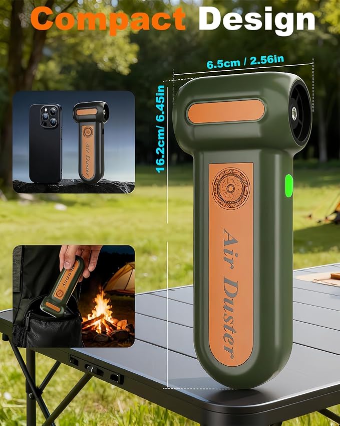Super Powerful Compressed Air Duster, Rechargeable Duster Blower - Image 8