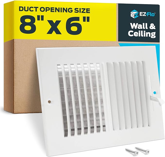 EZ-FLO 8 x 6 Inch Air Vent Cover by EZ-FLO