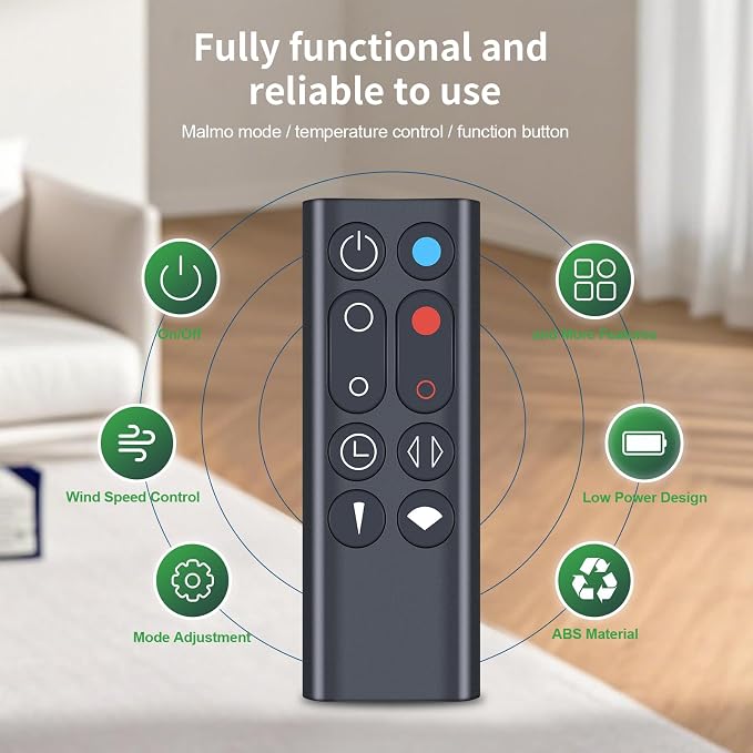New Replace Remote Control for Dyson Pure Hot+Cool HP00 HP01 Air Purifier - Image 4
