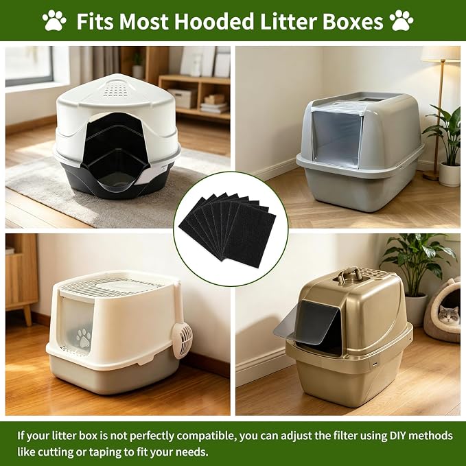 8 Pack Activated Carbon Filters Compatible - Image 5