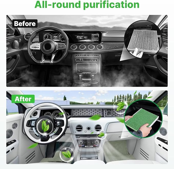 Engine+Cabin Air Filters Fit for Ascent 19-25 26, Crosstrek 18-23, Impreza 17-23 - Image 4