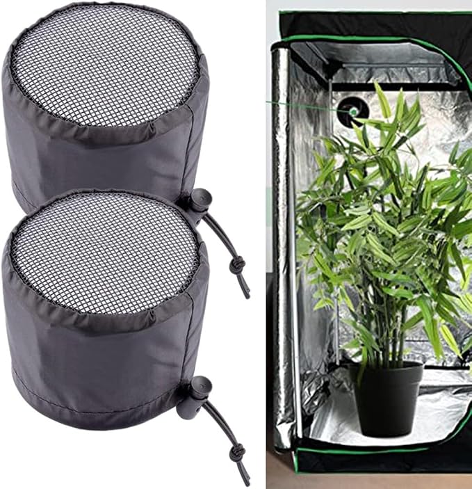 FABULETTA 2Pcs Grow Tent Vent Cover Set 4in 6in 8in Waterproof Oxford Cloth - Image 7