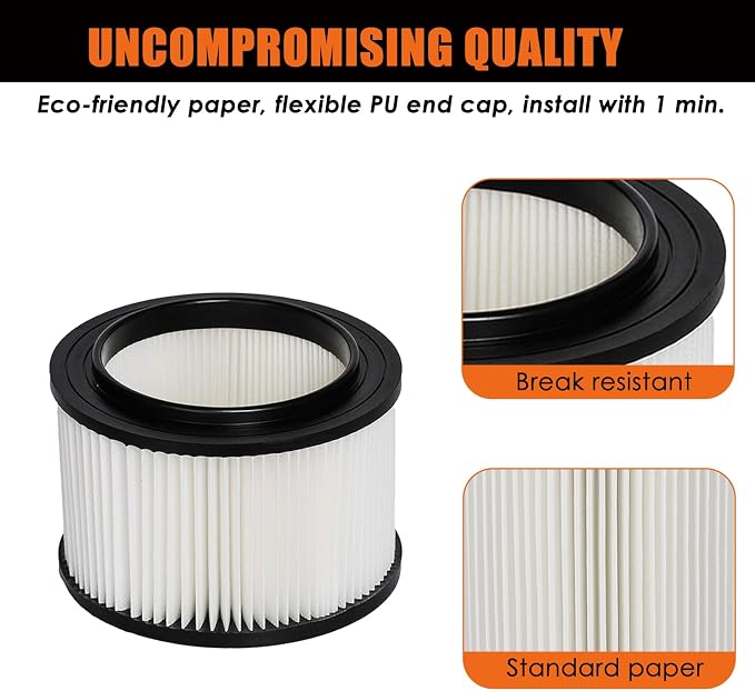 Universal VFCF Replacement Washable Filter fits Vacmaster 4 Gallon VFB511B 0201 - Image 6