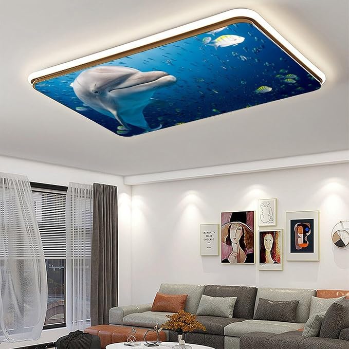 2PCS Fluorescent Light Covers for Classroom Ceiling Lights Magnetic Light Covers - Image 5