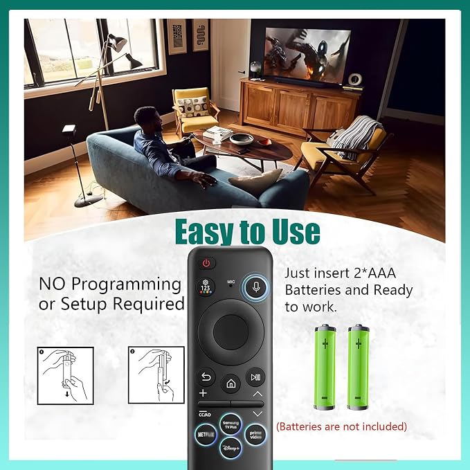 Voice Remote for Samsung TV Remote, BN59-01432A for Samsung Smart TV Series: - Image 5
