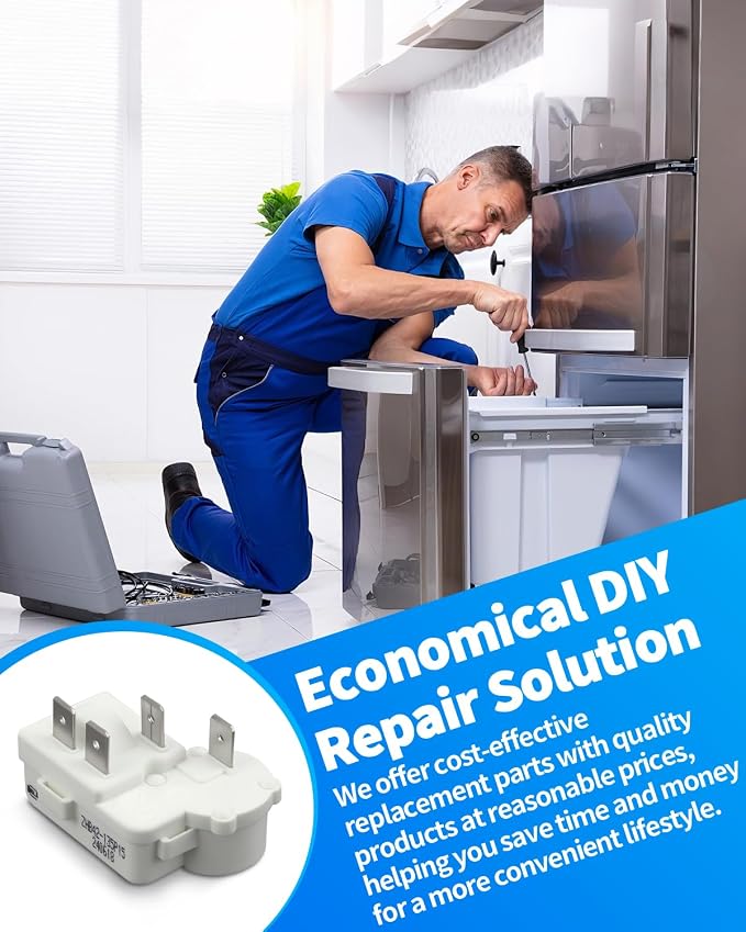 4Pin Refrigerator Over Load Protector Compressor PTC Starter Relay, Freezer - Image 7