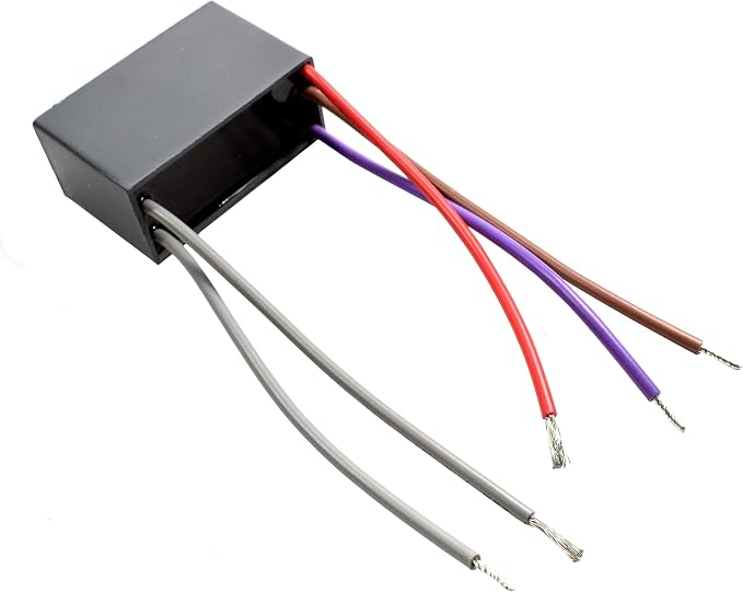 HQRP 2-Pack Ceiling Fan Capacitor CBB61 4uf+5uf+5uf 5-Wire - Image 4