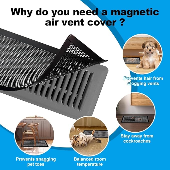 6 PCS Magnetic Vent Covers - Image 3