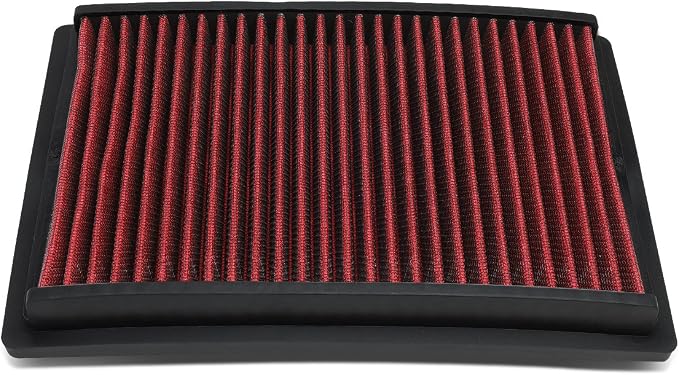 DNA Motoring AFPN-128-RD Clean Air Washable Drop In Panel Air Filter Enhance by DNAMOTORING