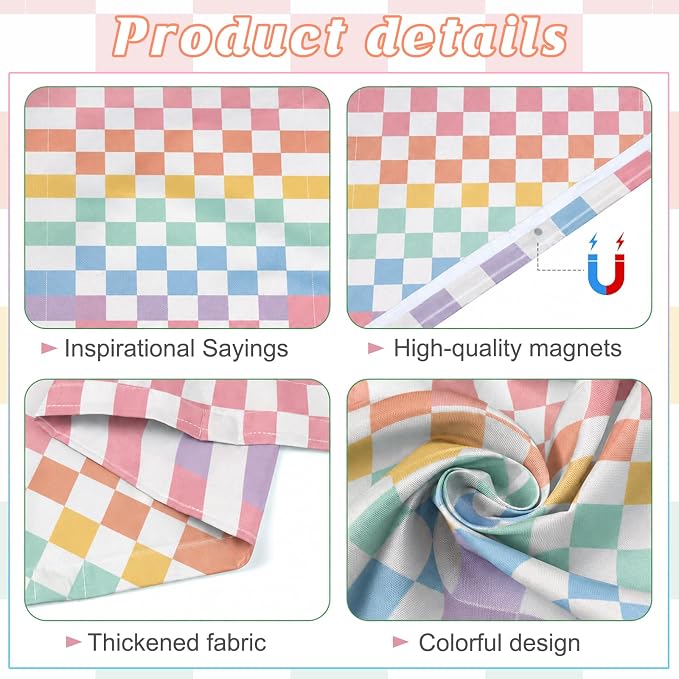6Pcs Classroom Light Covers for Fluorescent Lights, Magnetic 2x4 FT Ceiling - Image 3