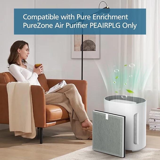 4-Pack 3-in-1 Purezone Replacement Filter, Compatible - Image 2