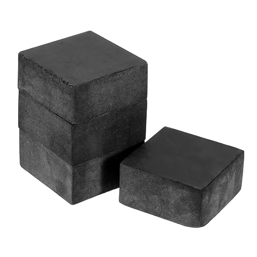 M METERXITY 4-Pack Rubber Anti Vibration Pads 2" Non-Slip Square Vibration by MMETERXITY