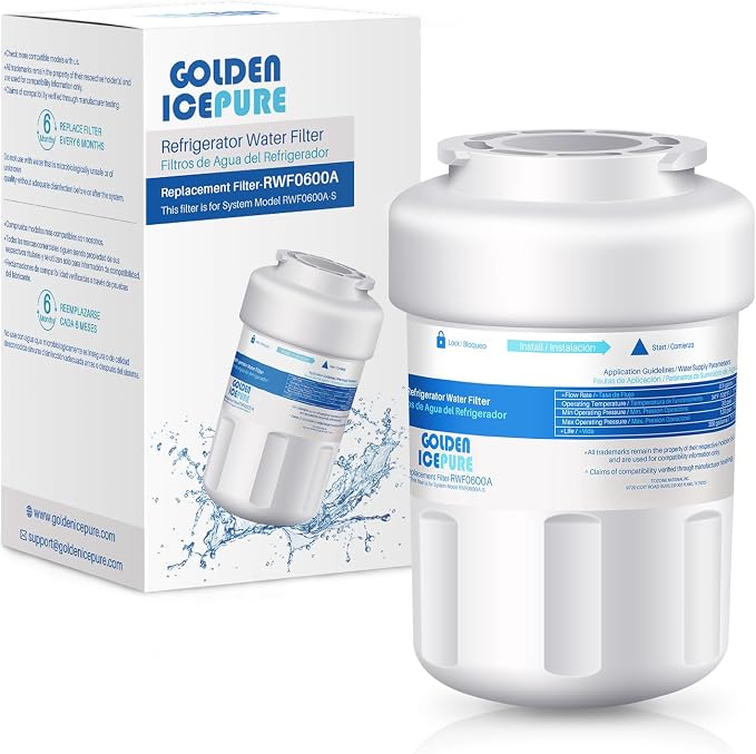 GOLDEN ICEPURE Refrigerator Water Filter Replacement by GOLDENICEPURE