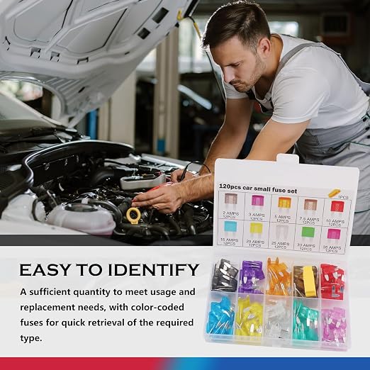 120PCS Car Fuses Assortment Kit - Image 7