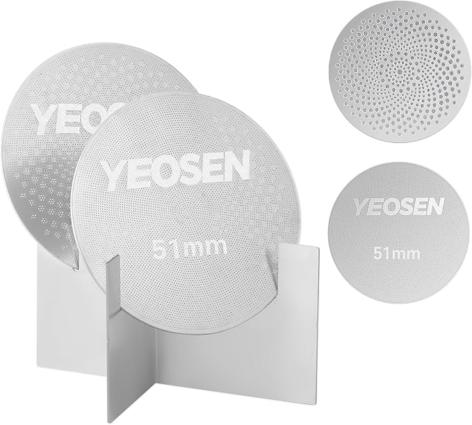 2Pack Stainless Steel Espress Puck Screen by YEOSEN