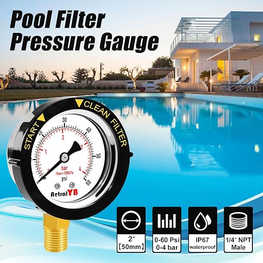 Pool Filter Pressure Gauge - Image 2
