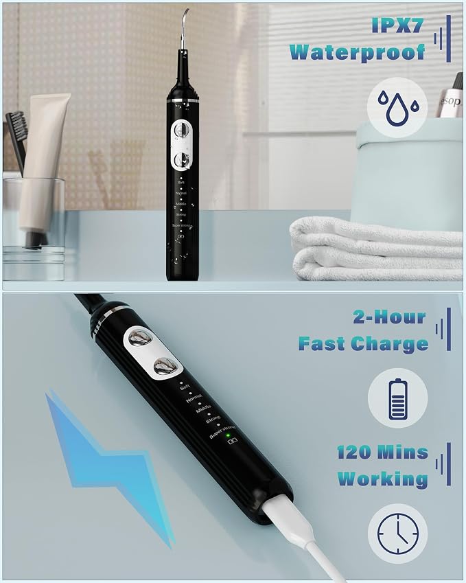 Plaque Remover for Teeth, Dental Cleaning Kit Tartar Remover for Teeth - Image 7