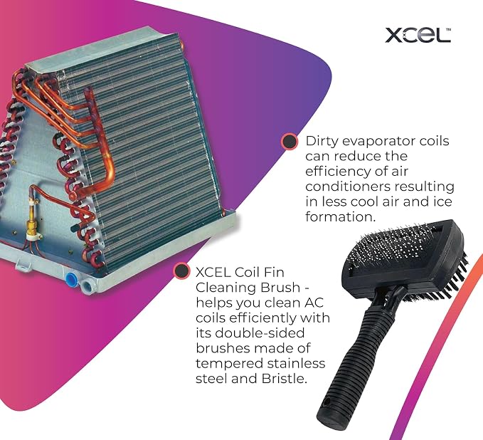 XCEL Advanced HVAC Coil Cleaning Fin Brush - Image 9