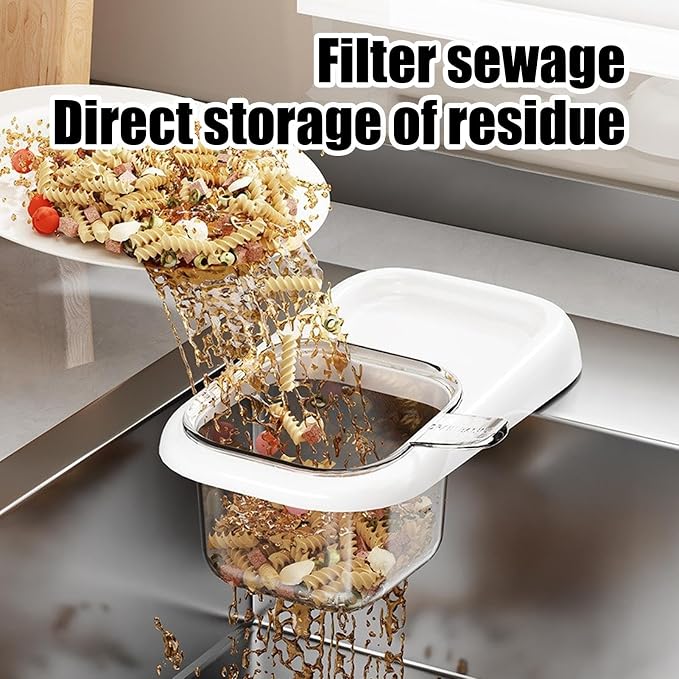 Sink Filter Basket, Efficient Drainage Design, Suction Cup Sink Rack, Kitchen - Image 3
