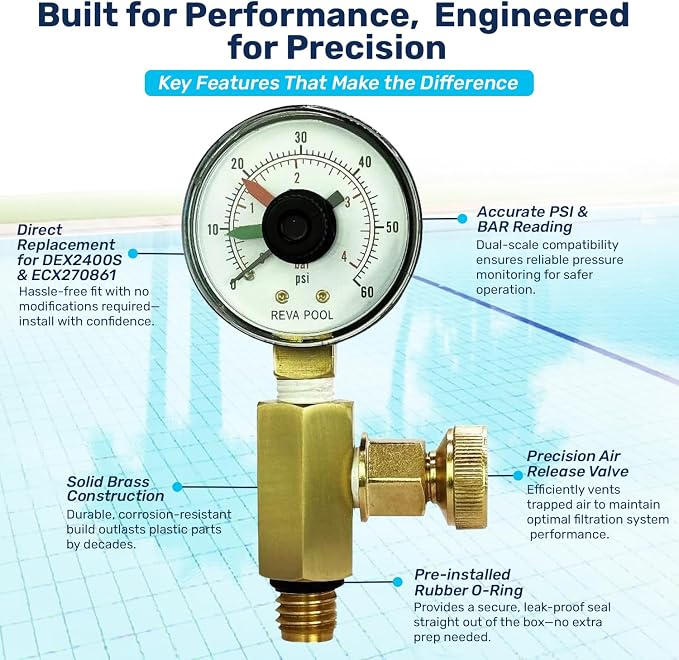 RV40601 Brass Replacement Air Relief Valve Adapter | Compatible - Image 4
