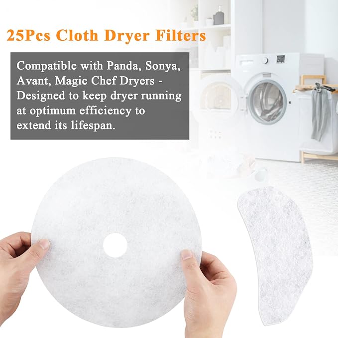 25PCS Cloth Dryer Exhaust Filter - Image 3
