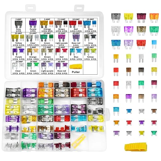 MuHize 200-Piece Blade Fuse Assortment Kit by MuHize