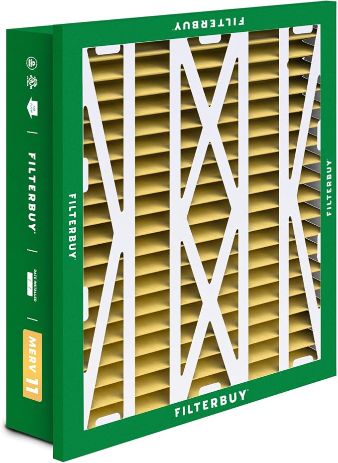 Filterbuy 20x25x5 Air Filter MERV 11 Superior Pet & Allergy Defense, - Image 8