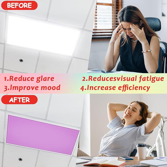 8 Pcs Fluorescent Light Covers - Image 4