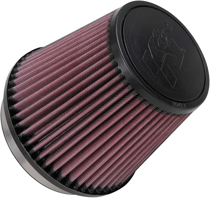 K&N High-Flow Original Lifetime Universal Clamp-On Air Filter: High Performance by KNEngineeringInc