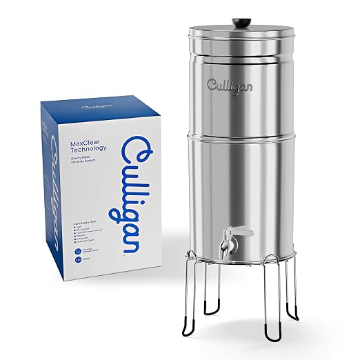 Culligan MaxClear 2.25 Gallon Gravity Water Filter System, Brushed - Image 3