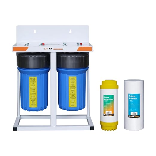 Rotek Water Systems Whole House Water Filtration System | 2-Stage Water Filter by RotekWaterSystem