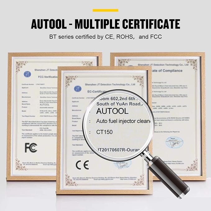 AUTOOL Ultrasonic Fuel Injector Cleaner Tester Support Petrol Motorcycle - Image 7