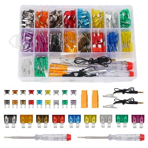 306 PCS Car Fuses Assortment Kit, by Ahier