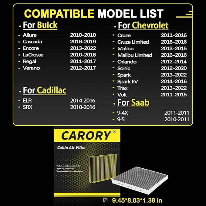 Cabin Air Filter w/Activated Carbon - Image 3