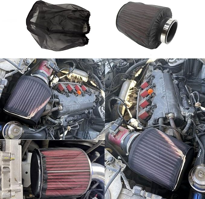 Air Filter Protective Cover, Universal Air Intake Filter Sock Cover Air Cleaner - Image 5