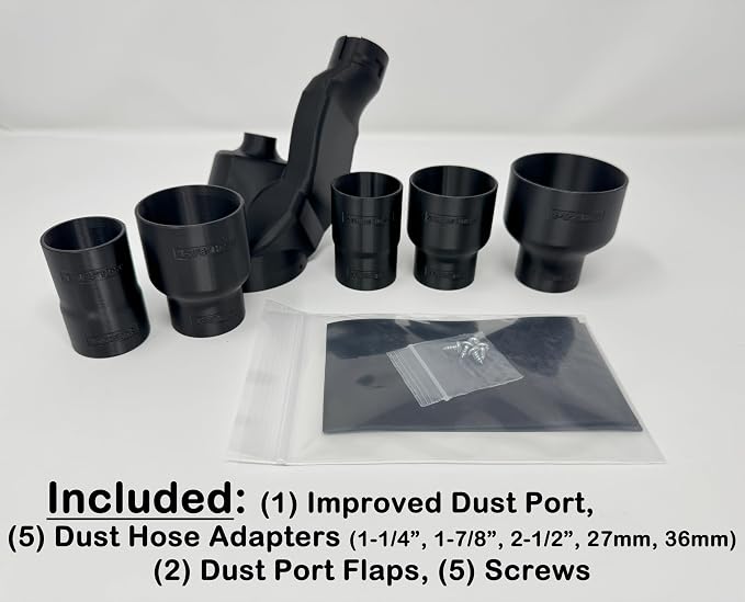 Improved Dust Collection Port for DeWalt DWS779 & DWS780 Miter Saws - Image 3