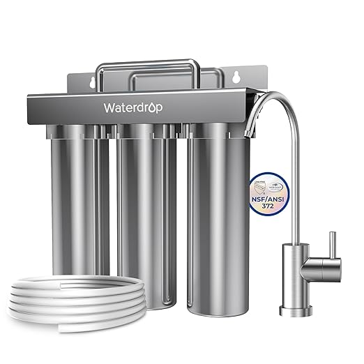 Waterdrop TST-UF-B 0.01 Micron Ultra-Filtration Under Sink Water Filter by Waterdrop