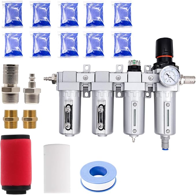 3/4" NPT Industrial Air Dryer for Compressor, 4 Stage Air Drying System - Image 8