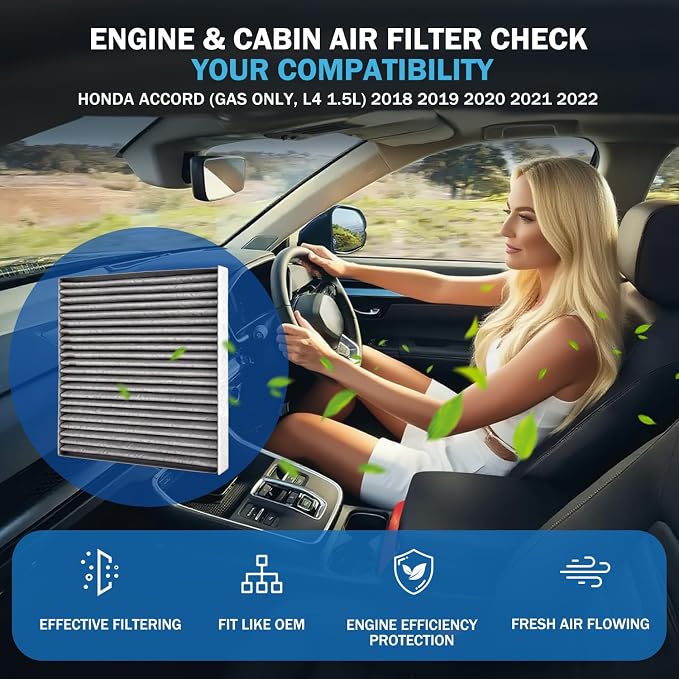 Cabin & Engine Air Filter Set Accessories - Image 2