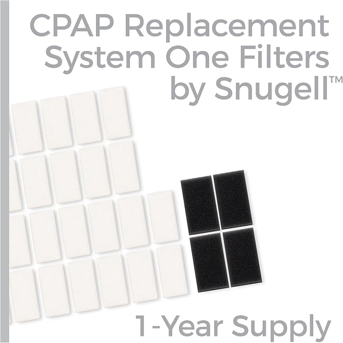 Snugell System One CPAP Filters Kit – Includes 4 Reusable & 26 Disposable – - Image 7