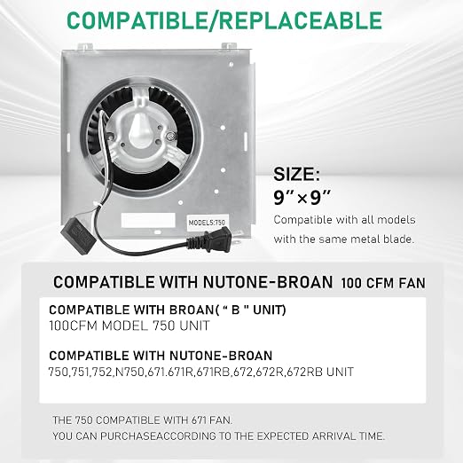 【Upgrade】 Model 750 Motor Fan Compatible - Image 2