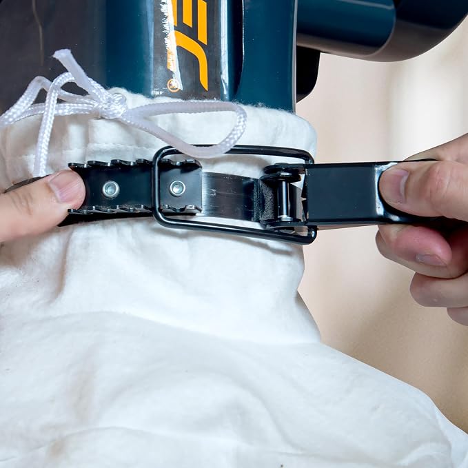 POWERTEC Dust Collector Bag w/ 5" Band Clamp Kit, 1 Micron Dust Bag & 4-3/4" to - Image 2