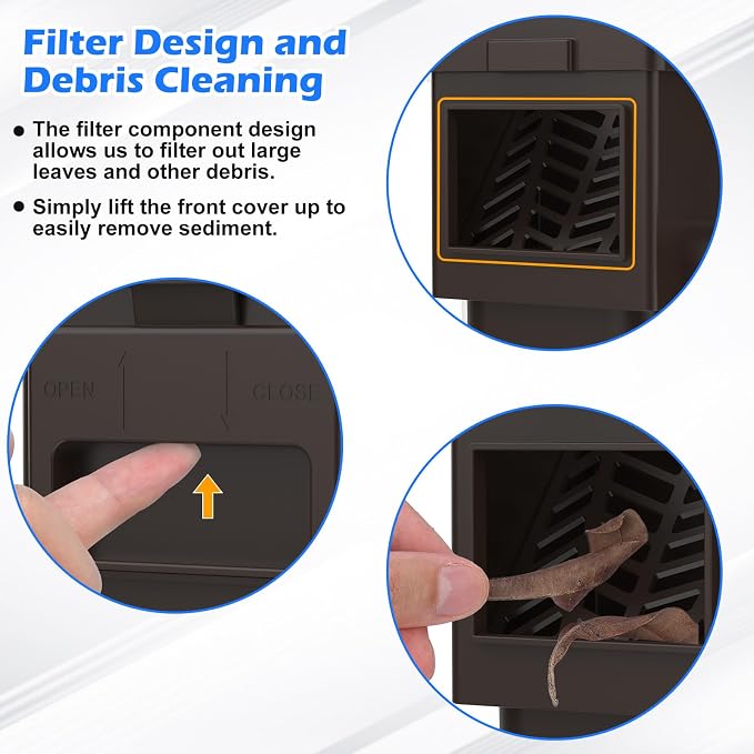 WADEO Rainwater Collection System, Downspout Diverter Fits - Image 3