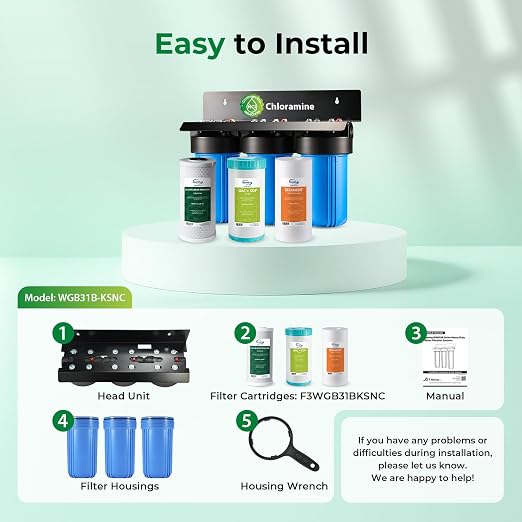 iSpring WGB31B-KSNC Whole House Water Filter System, SGS-Tested to Remove up to - Image 7